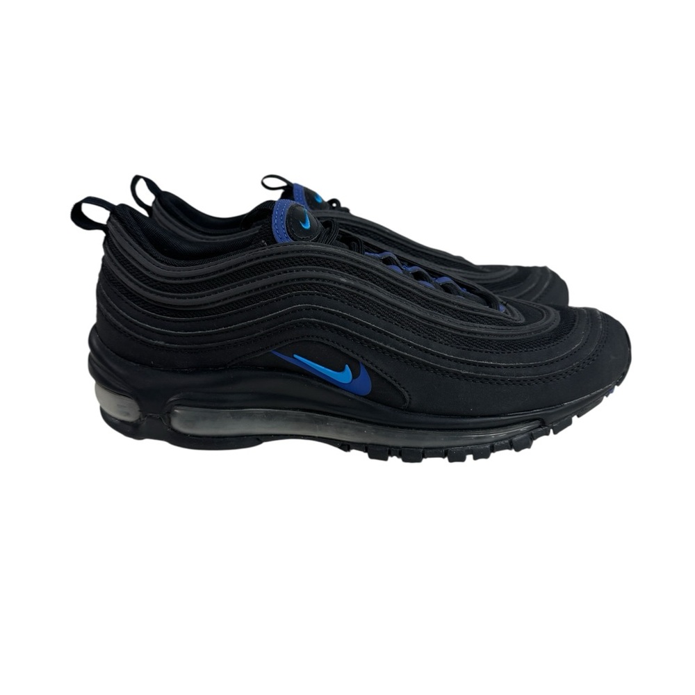 Nike Air Max 97 in the Black/Blue Hero-Hyper Royal colorway